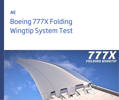 보잉 777X 접이식 윙팁 시스템 테스트