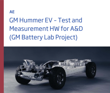 GM Hummer EV - Test and Measurement HW for A&D (GM Battery Lab Project)